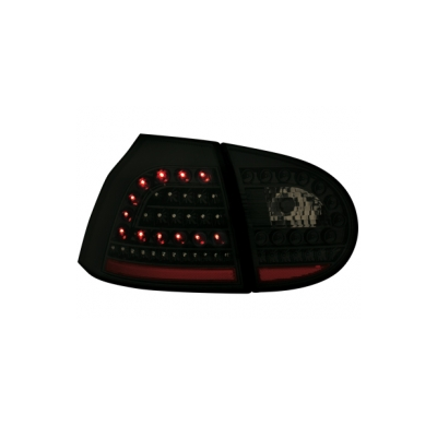 Pilotos Led Vw Golf V 03-09_ Negros/Smoke