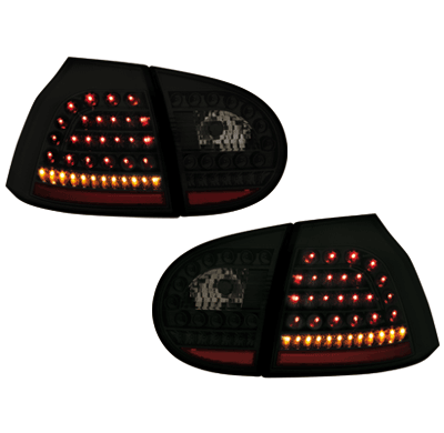 Pilotos Led Vw Golf V 03-09_ Negros/Smoke