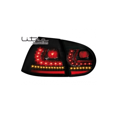 Pilotos Led Vw Golf V 03-09_ Negro