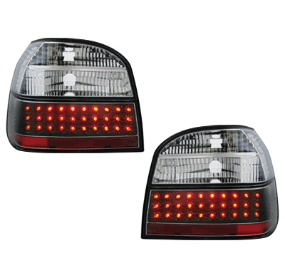 Pilotos Led Vw Golf Iii _ Negro