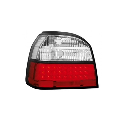 Pilotos Traseros Led Vw Golf Iii _ Rojo/Cristal