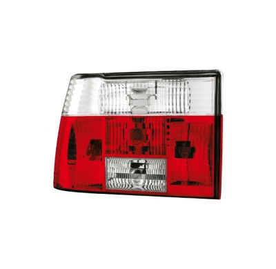 Pilotos Traseros Vw Jetta Ii (19e) 1/84-12/92 _ Rojo/Cristal