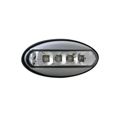 Led-Intermitente Lateral Peugeot 206 _ Carcasa Plateado _ Lente Transparente