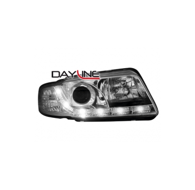 Faros Audi A4 99-01 _ Con Diseño Luz Diurna