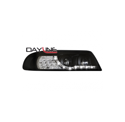 Faros Luz Diurna Audi A4 99-01 _  _ Negro