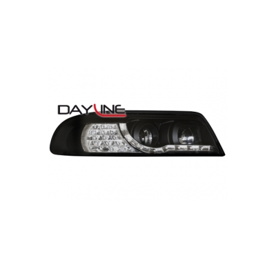 Faros Luz Diurna Audi A4 99-01 _  _ Negro