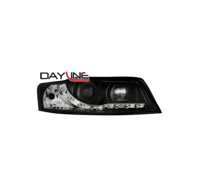 Faros Luz Diurna Audi A4 8he 02-05 Negro