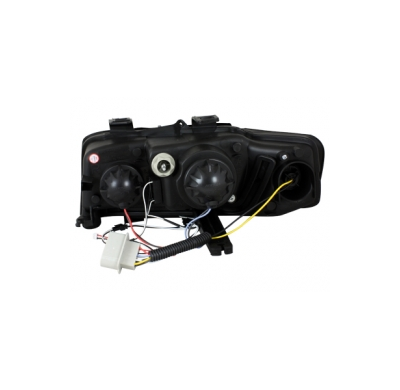 Faros Luz Diurna Audi A4 8he 02-05 Negro