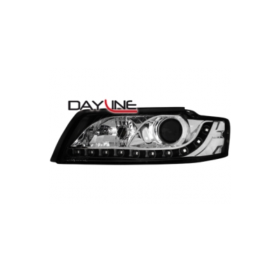 Faros Luz Diurna Audi A4 8e 01-04 _ _Negros