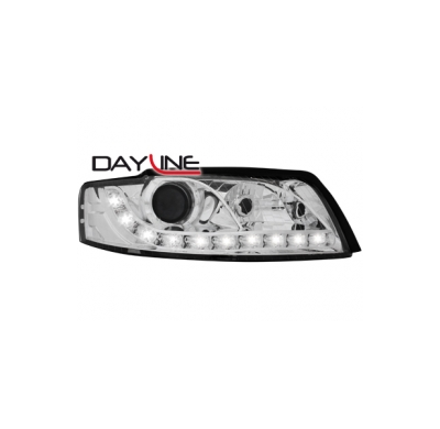 Faros Luz Diurna Audi A4 8e 01-04_Para Xenon De Origen