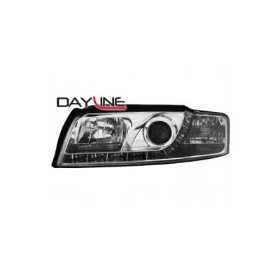 Faros Audi A4 8e 01+ _ Con Diseño Luz Diurna