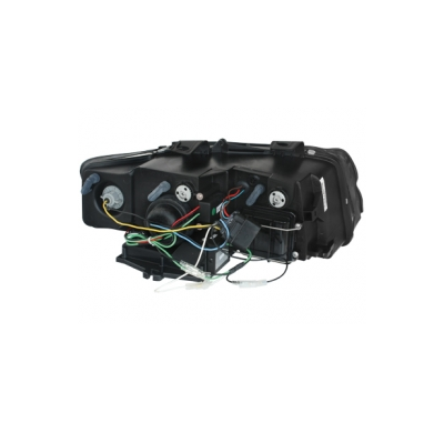 Faros Audi A4 8e 01+ _ Con Diseño Luz Diurna _ Negro