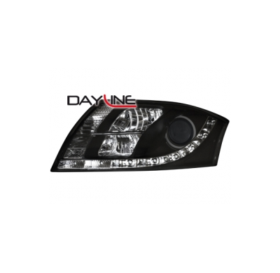 Faros Luz Diurna Audi Tt 99-05 _  _ Negros