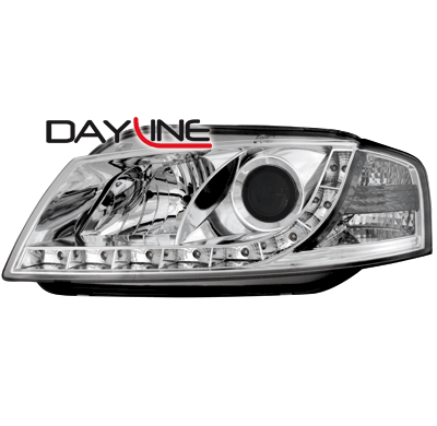 Faros Luz Diurna Audi A3 8p 03-07 _
