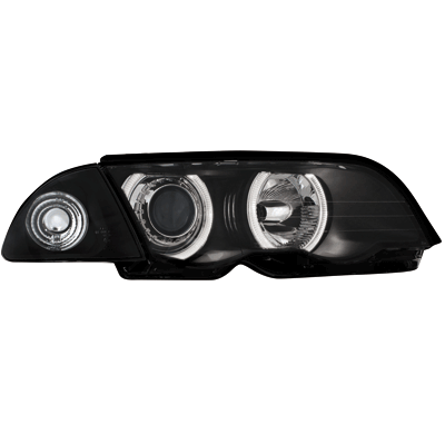 Angel Eyes Bmw E46 Lim. 98-01  _Negro