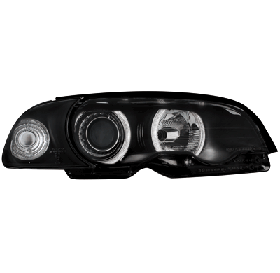Angel Eyes Bmw E46 Coupé 98-00  _Negro