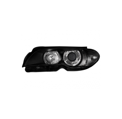 Faros Bmw E46 2d 03-06 _ 2 Angel Eyes_Negro