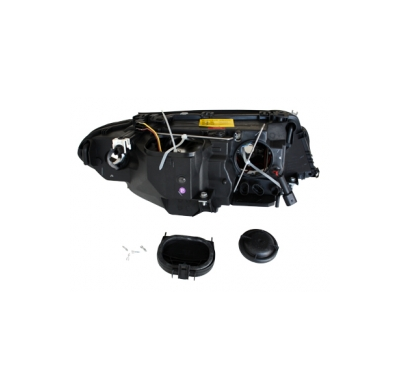 Faros Bmw E46 2d 03-06 _ 2 Angel Eyes_Negro