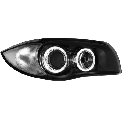 Angel Eyes Bmw 1er E87 04+ _ Negro