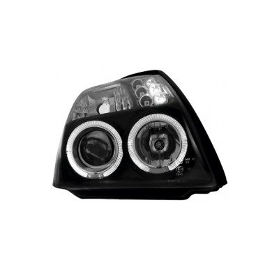 Faros Citroen C2 _ 2 Angel Eyes (Ojos De Ángel) _ Negro