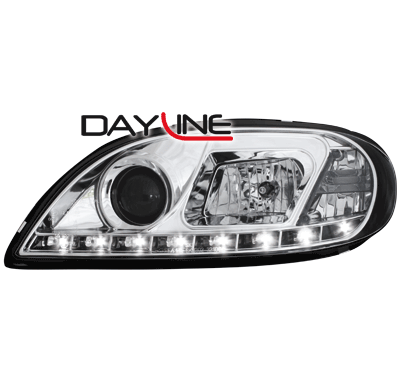 Faros Citroen Saxo 00-04 _  _Chrome