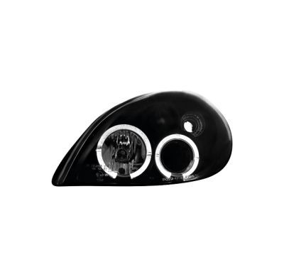 Faros Citroen Xsara 99-03 _ 2 Angel Eyes (Ojos De Ángel) _ Reglaje El. _ Negro