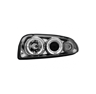 Faros Ford Fiesta Mk4 96-98 Jas _ 2 Angel Eyes (Ojos De Ángel)