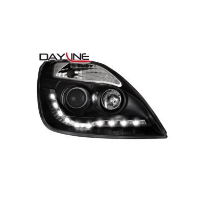 Faros Luz Diurna Ford Fiesta 02-05 _ _Negros