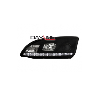 Faros Luz Diurna Ford Focus 05-08_ Negro