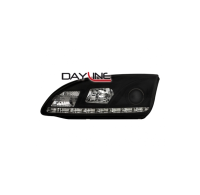 Faros Luz Diurna Ford Focus 05-08_ Negro