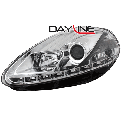 Faros Luz Diurna Fiat Punto 05+ _