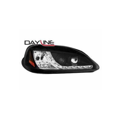 Faros Luz Diurna Honda Civic 2/5 P. 99-02 _ Negros