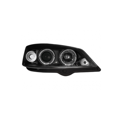 Faros Opel Astra G _ 2 Angel Eyes (Ojos De Ángel) _ Negro