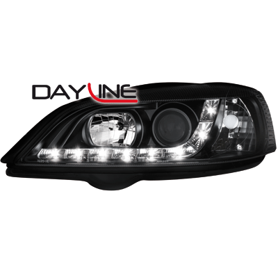 Faros Luz Diurna Opel Astra G  Negro