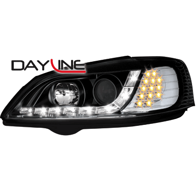 Faros Luz Diurna Opel Astra G _ _Negro