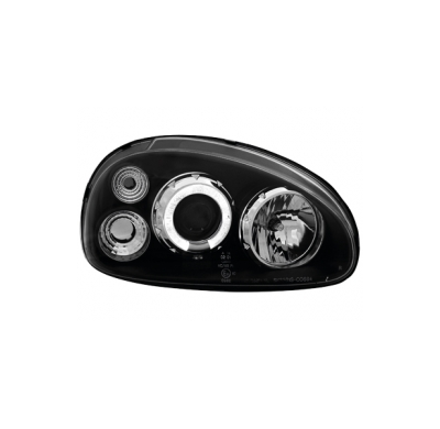 Faros Opel Corsa B 3/5t _ 1 Angel Eye De Luz De Posición _ Negro