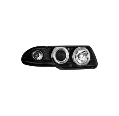 Faros Opel Astra F 91-94 _ 2 Angel Eyes (Ojos De Ángel) _ Negro