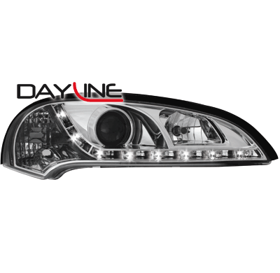 Faros Luz Diurna Opel Tigra 94-00 _ Tfl-Optik _ Cromados