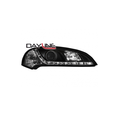Faros Luz Diurna Opel Tigra 94-00 _ Tfl-Optik _ Negros