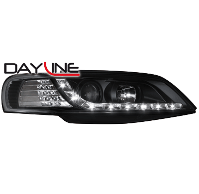 Faros Luz Diurna Opel Vectra B 99-01_ _Negro