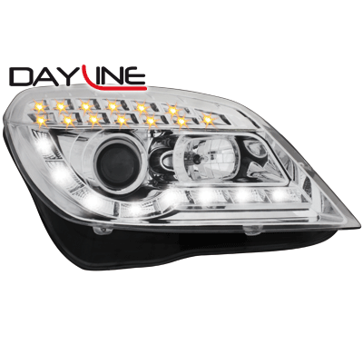 Faros Luz Diurna Opel Astra H _ 04-07 _ _Intermitente De Led