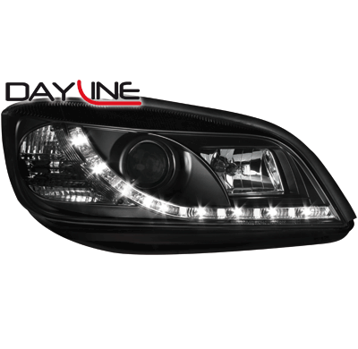 Faros Luz Diurna Opel Zafira 99-05 _ Negro