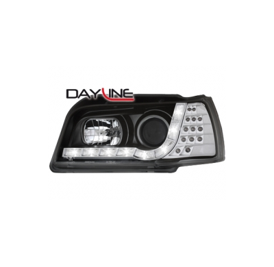Faros Luz Diurna Renault Clio I 90-96_ _Negro