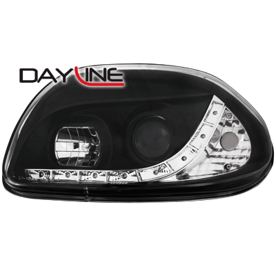 Faros Luz Diurna Renault Clio Ii 98-00_ Negro