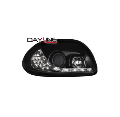 Faros Luz Diurna Renault Clio Ii 98-00_ _Negro