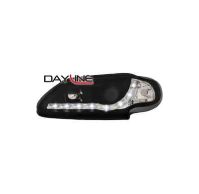 Faros Luz Diurna Rn Megane 3-5t 96-99 _ Negro