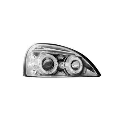 Faros Angel Eyes Renault Clio Mk3 01+ _ 2 Angel Eyes De Luz De Posición _ Regulación Automática Del Alcance Luminoso