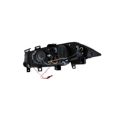 Faros Renault Megane 03+ _ 2 Angel Eyes (Ojos De Ángel) _ Negro