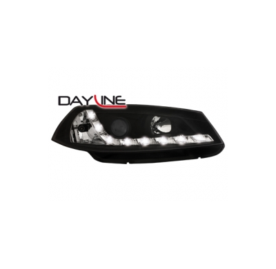 Faros Luz Diurna Renault Megane 03+_ Negro