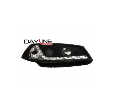 Faros Luz Diurna Renault Megane 03+_ Negro